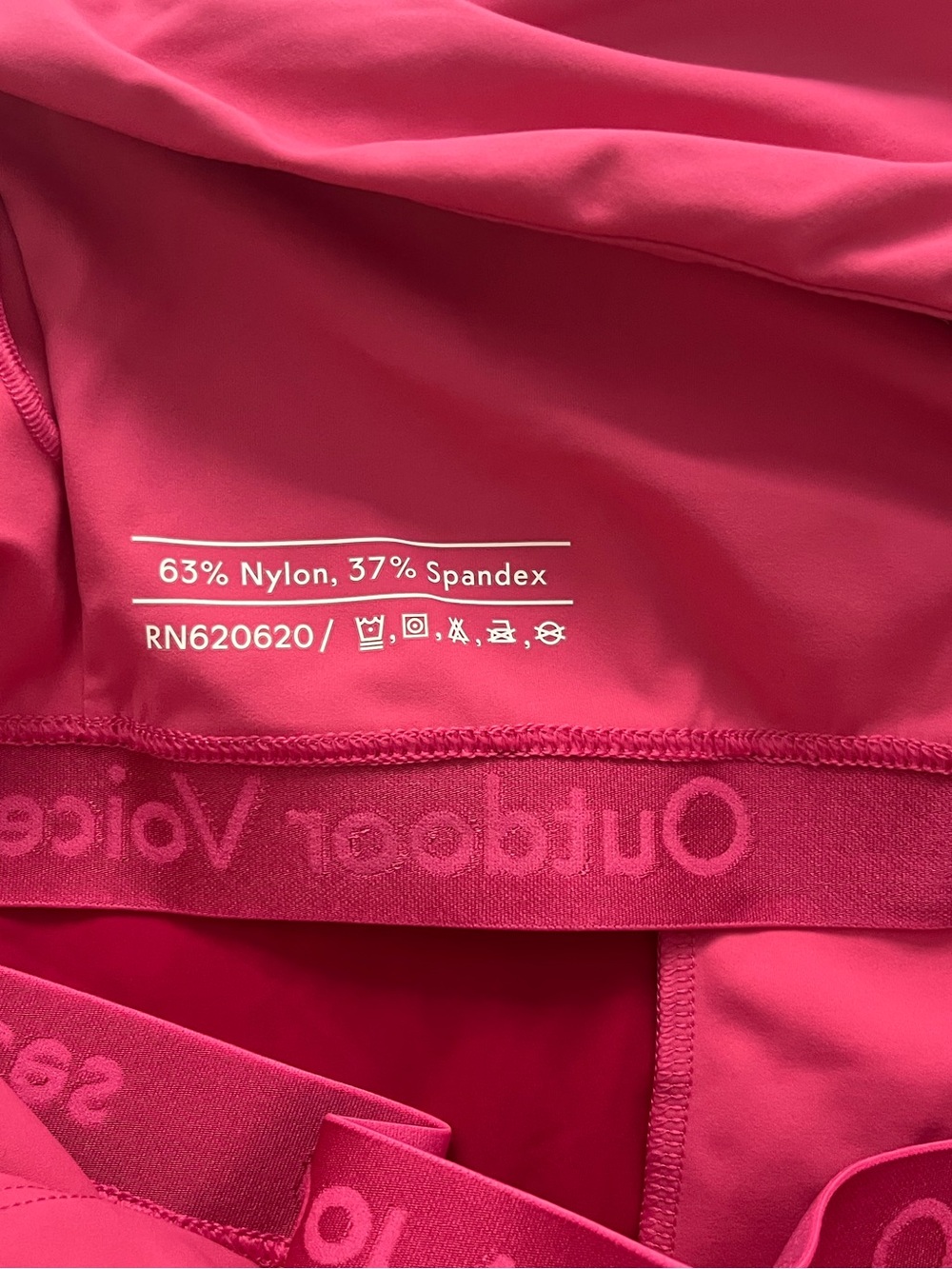 Outdoor Voices One Shoulder Dress Pink Colorblock Azalea Ruby Athleisure XL - Picture 7 of 9